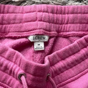 J crew pink sweatpants